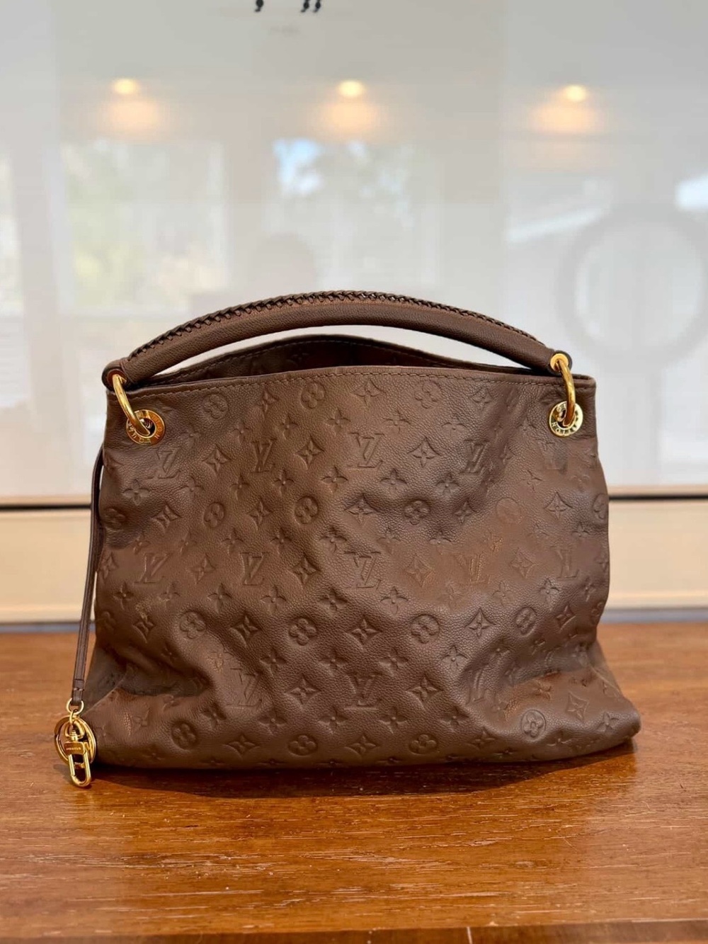 Louis Vuitton Brown Monogram Empreinte Shoulder Bag